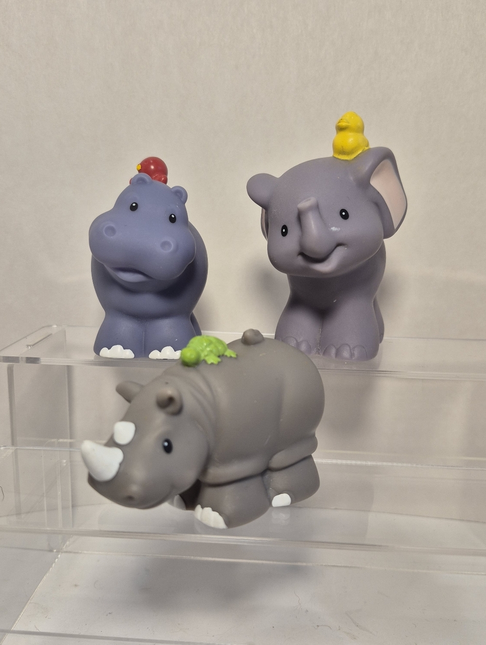 Fisher Price Little People Hippo, Rhino & Elephant Figures Animal Nativity